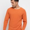 Mens Solid Round Neck Sweater