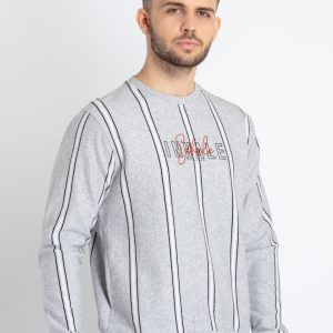 Mens All Over Printed Round Neck Sweatshirt