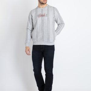 Mens All Over Printed Round Neck Sweatshirt