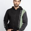 Mens Cut & Sew Hooded Sweatshirt