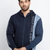 Mens Cut & Sew Hooded Sweatshirt
