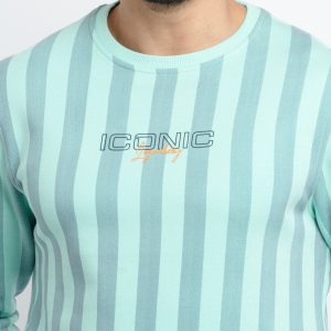 Mens All Over Printed Round Neck Sweatshirt