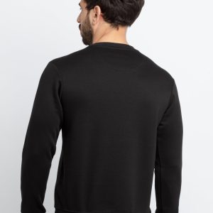 Mens Printed Round Neck Sweatshirt