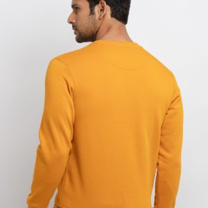 Mens Printed Round Neck Sweatshirt