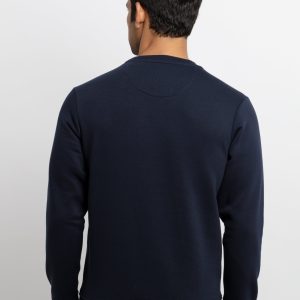 Mens Printed Round Neck Sweatshirt