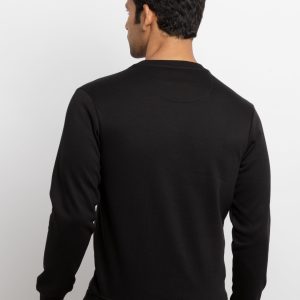Mens Printed Round Neck Sweatshirt
