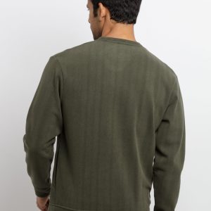 Mens Printed Round Neck Sweatshirt