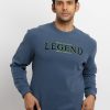 Mens Printed Round Neck Sweatshirt