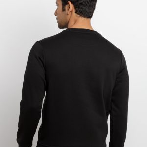 Mens Printed Round Neck Sweatshirt