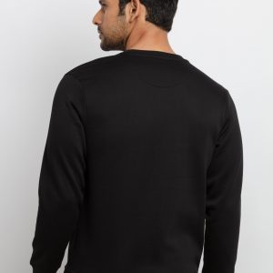 Mens Printed Round Neck Sweatshirt