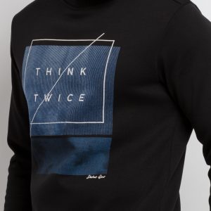 Mens Printed Round Neck Sweatshirt
