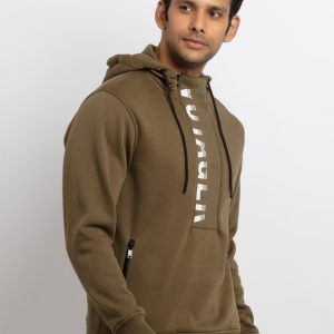 Mens Printed Hooded Sweatshirt