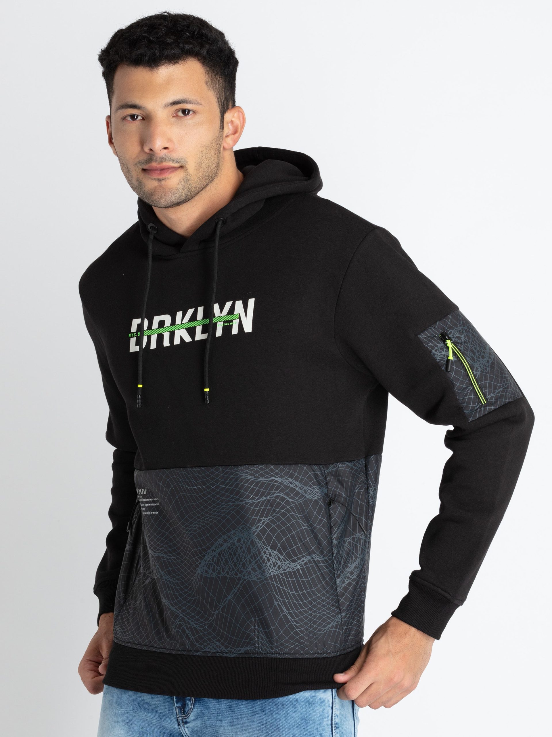 Mens Mix & Match Sweatshirt With Hoodie