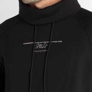 Mens Foldable Turtle Neck Sweatshirt