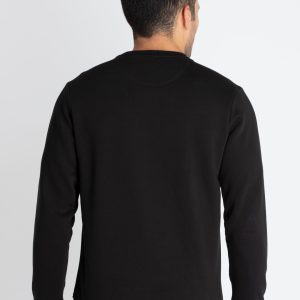 Mens Printed Round Neck Sweatshirt