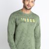 Status Quo Mens Printed Round Neck Sweatshirt