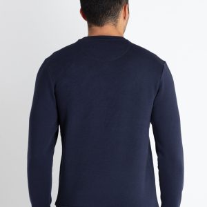 Mens Printed Round Neck Sweatshirt