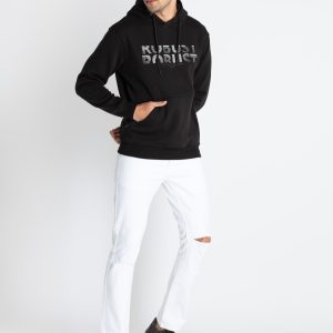 Mens Printed Sweatshirt With Hoodie