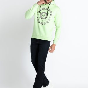 Mens Printed Hooded Sweatshirt