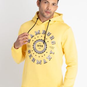 Mens Printed Hooded Sweatshirt