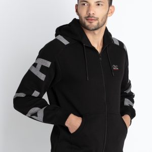 Status Quo Mens Solid Hooded Sweatshirt