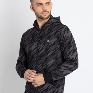 Mens All Over Printed Hooded Sweatshirt