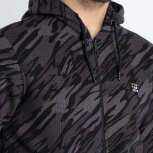 Mens All Over Printed Hooded Sweatshirt