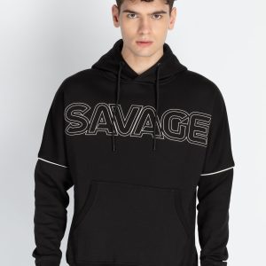 Status Quo Men'S Solid Hooded Sweatshirt