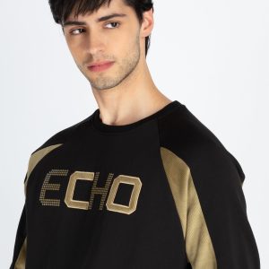 Status Quo Men'S Colorblocked Round Neck Full Sleeve Sweatshirt