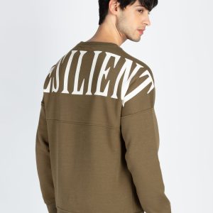 Mens Printed Round Neck Full Sleeve Sweatshirt