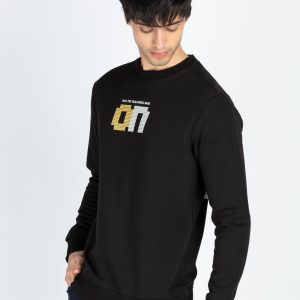 Status Quo Men'S Printed Round Neck Full Sleeve Sweatshirt