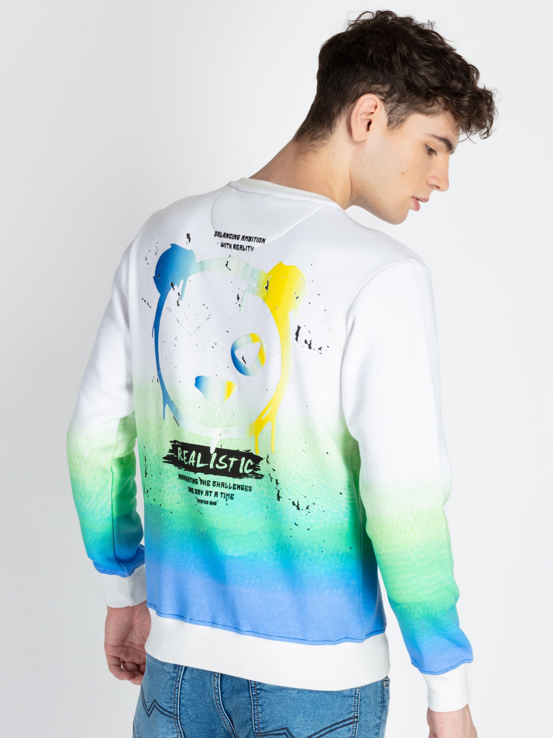 Status Quo Men'S All Over Printed Sweatshirt