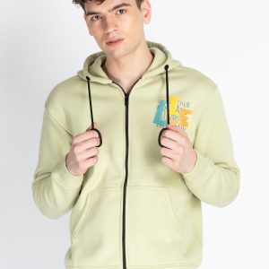 Mens Front & Back Print Hooded Sweatshirt