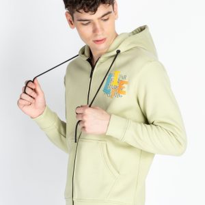 Mens Front & Back Print Hooded Sweatshirt