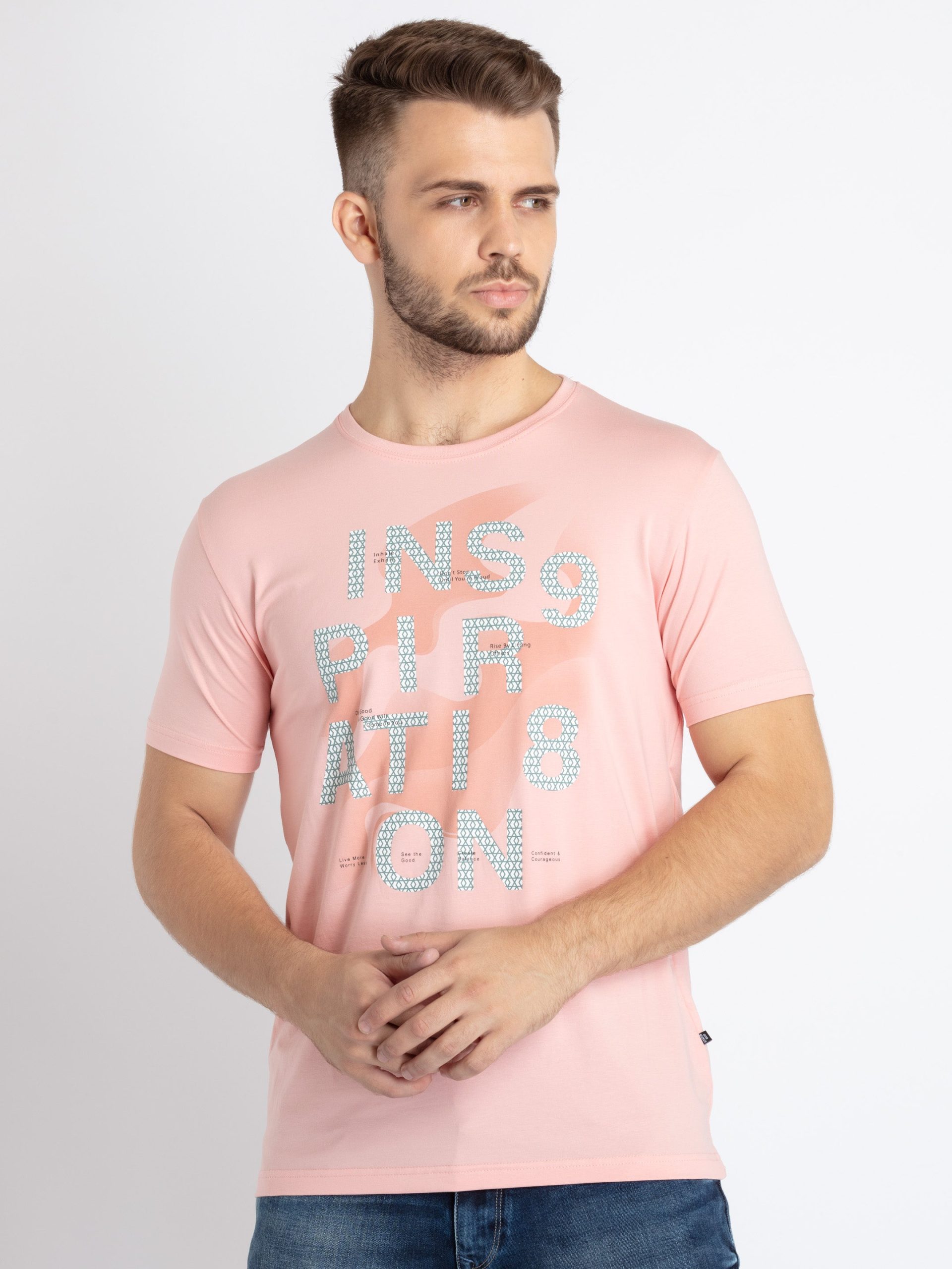 Status Quo Mens Printed Round Neck T-Shirt