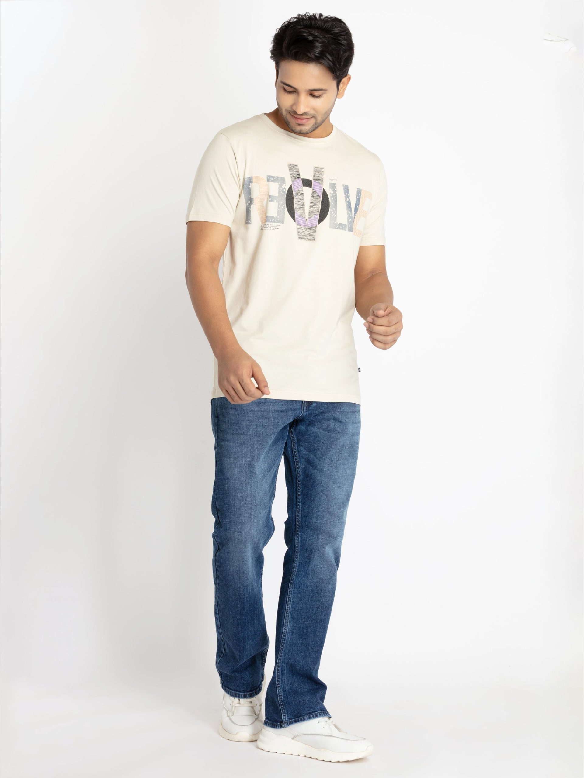 Status Quo Mens Printed Round Neck T-Shirt