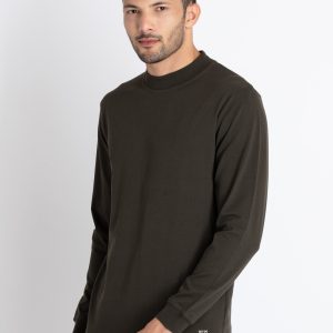 Status Quo Mens Solid Round Neck T-Shirt
