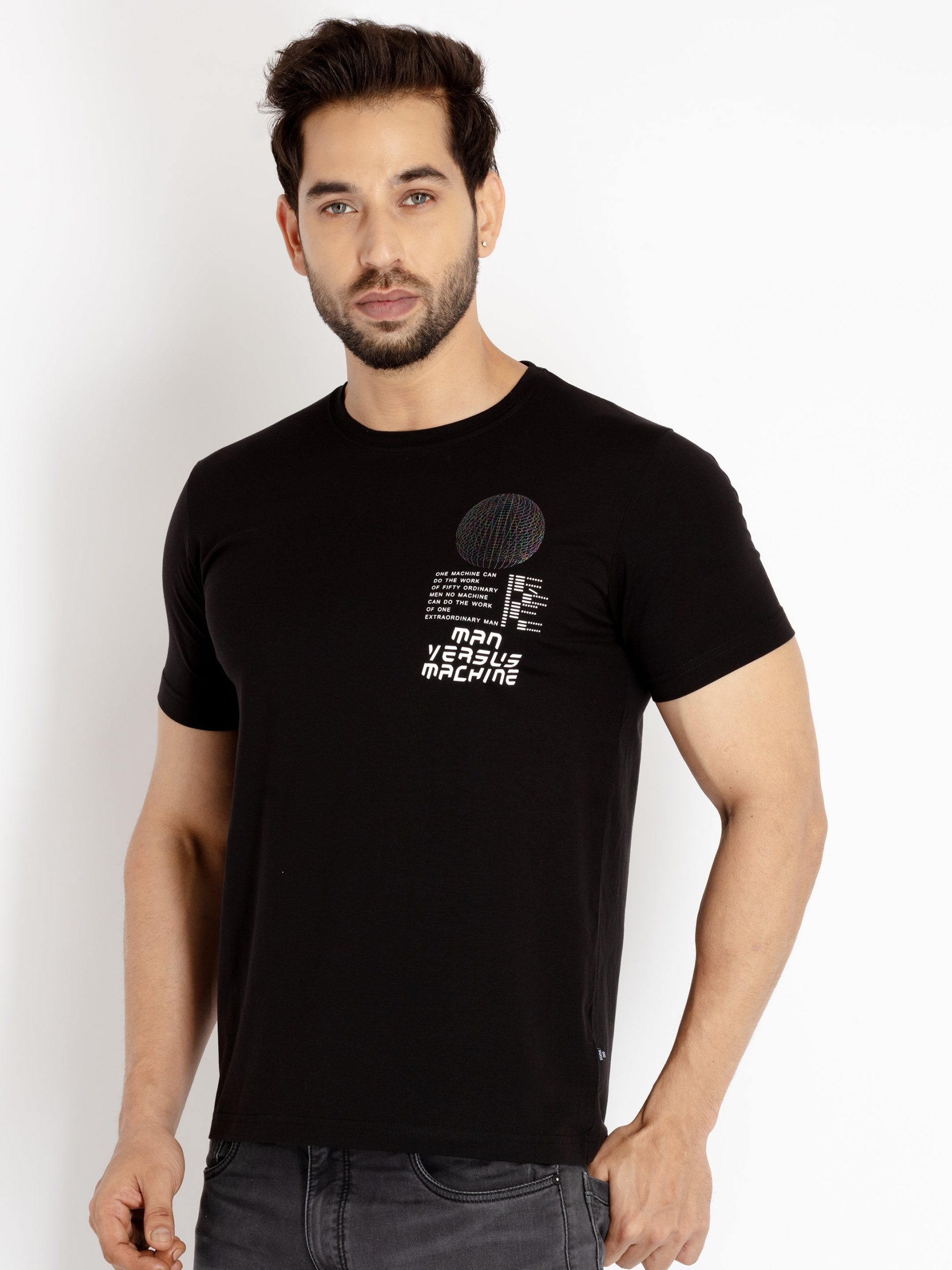 Status Quo Mens Printed Round Neck T-Shirt