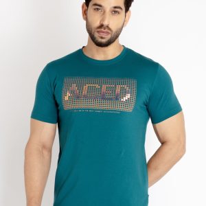 Mens Printed Round Neck T-Shirt