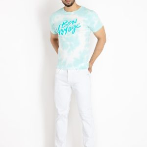 Status Quo Mens Tie Dye Round Neck T-Shirt