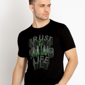 Mens Printed Round Neck T-Shirts