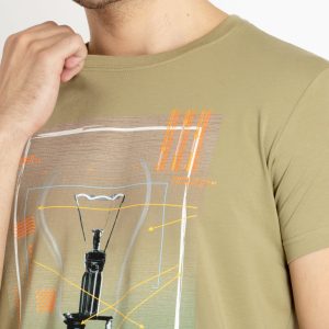 Mens Printed Round Neck T-Shirts