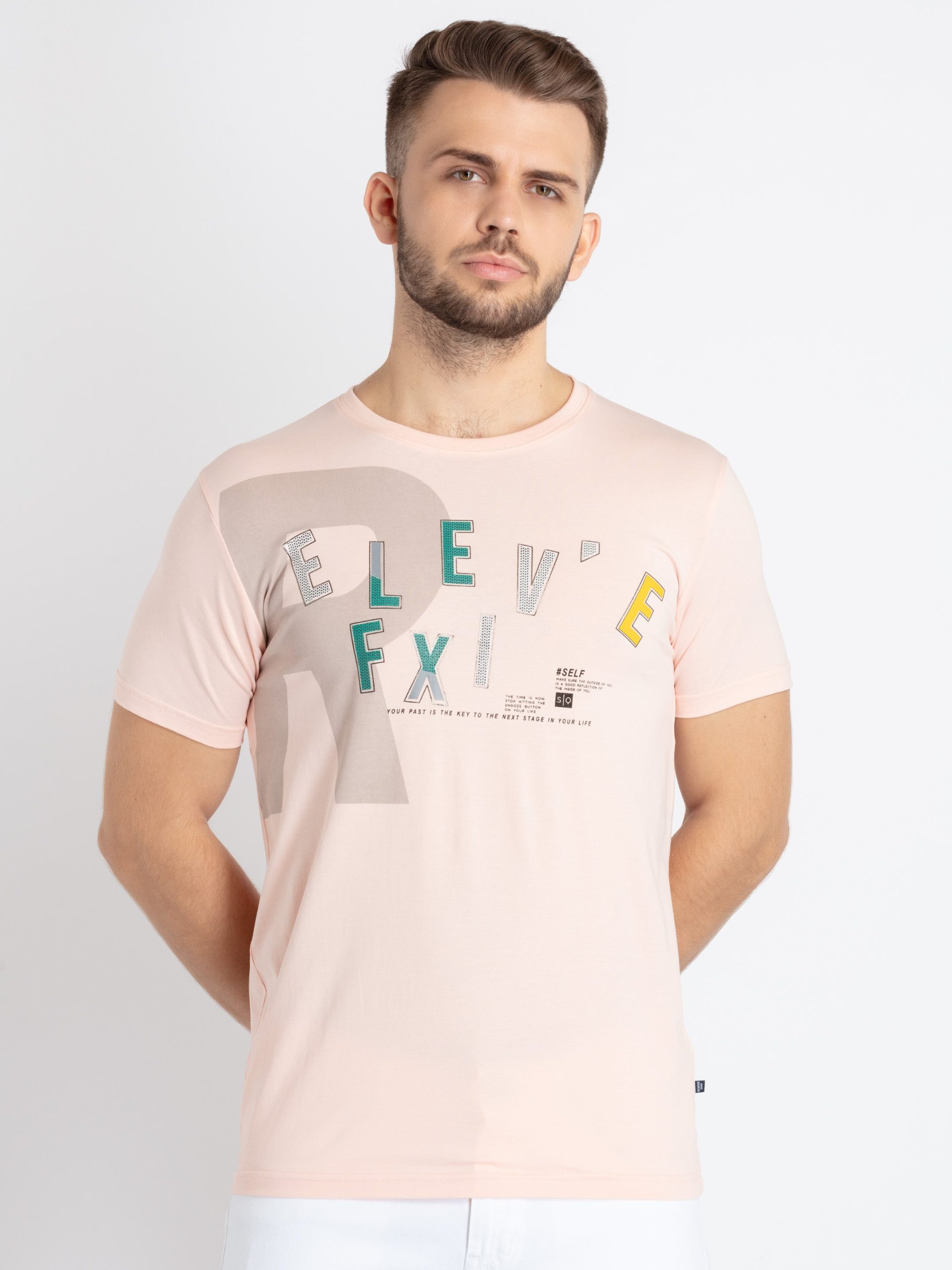 Status Quo Mens Printed Round Neck T-Shirt