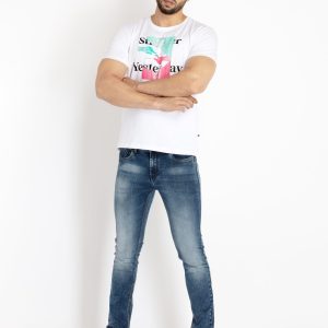 Mens Printed Round Neck T-Shirt