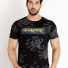 Status Quo Mens All Over Printed Round Neck T-Shirt