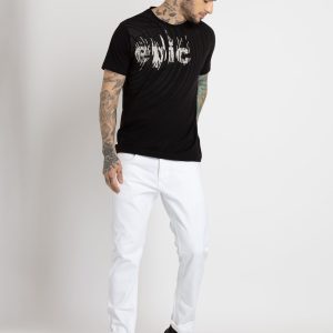 Status Quo Mens Printed Round Neck T-Shirt