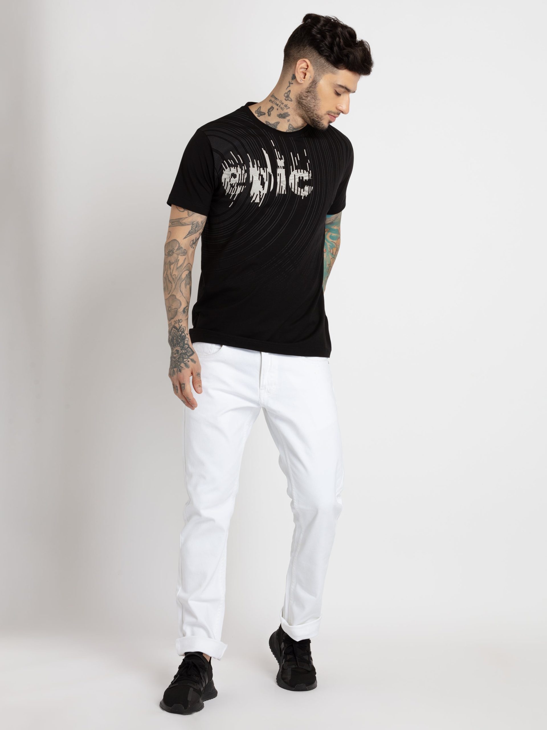 Status Quo Mens Printed Round Neck T-Shirt