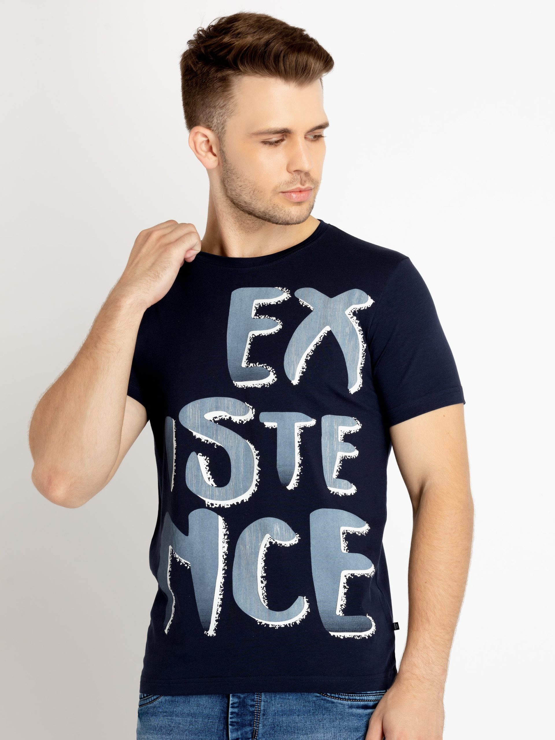 Status Quo Mens Printed Round Neck T-Shirt