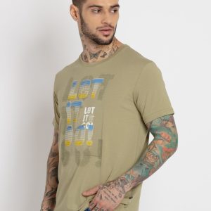 Status Quo Mens Printed Round Neck Tshirt