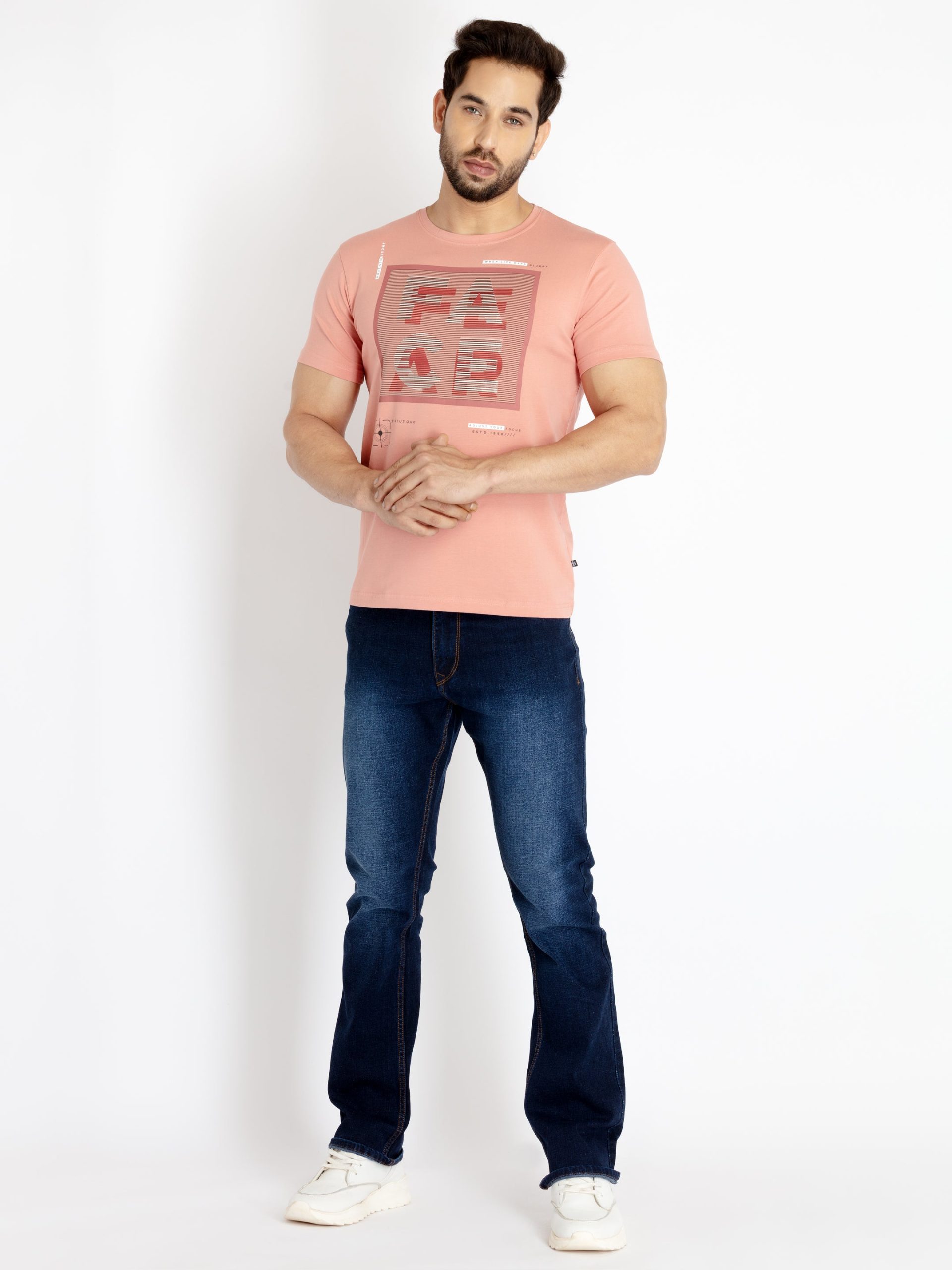 Status Quo Mens Printed Round Neck T-Shirt